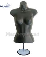 P76B-660A BLACK FEMALE TORSO