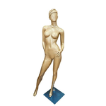 Polypropylene Plastic Glossy Gold Female Mannequin